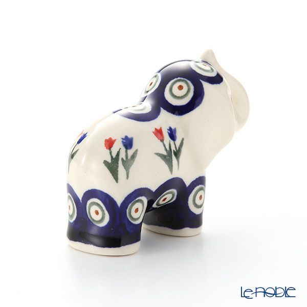 ポーリッシュポタリー（ポーランド陶器） ボレスワヴィエツ フィギュリン（エレファント） H8cm 1874／809