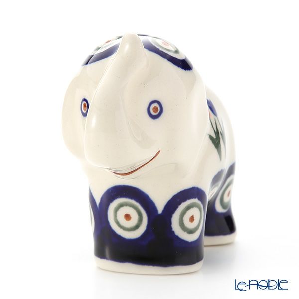 ポーリッシュポタリー（ポーランド陶器） ボレスワヴィエツ フィギュリン（エレファント） H8cm 1874／809