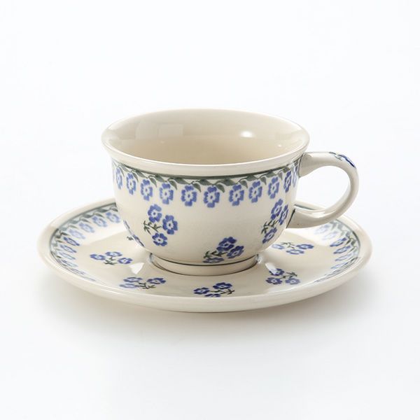 ポーリッシュポタリー（ポーランド陶器） ボレスワヴィエツ ティーカップ＆ソーサー 220ml／16cm 775／836／1171
