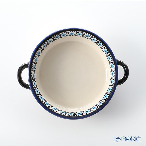 ポーリッシュポタリー（ポーランド陶器） ボレスワヴィエツ グラタン皿 18.8cm／H4.6cm 1454／A-1220A