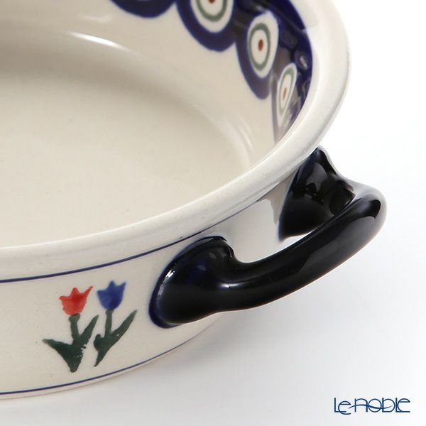 ポーリッシュポタリー（ポーランド陶器） ボレスワヴィエツ グラタン皿 18.8cm／H4.6cm 1454／809