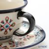 ポーリッシュポタリー（ポーランド陶器） ボレスワヴィエツ ティーカップ＆ソーサー 220ml／16cm 775／836／A-1220A