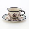 ポーリッシュポタリー（ポーランド陶器） ボレスワヴィエツ ティーカップ＆ソーサー 220ml／16cm 775／836／A-1220A