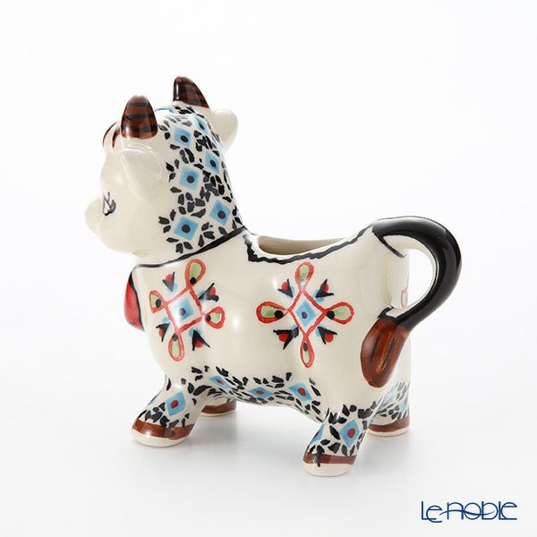 ポーリッシュポタリー（ポーランド陶器） ボレスワヴィエツ クリーマー（ウシ） 75ml 1885／A-1220A