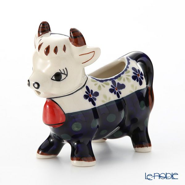 ポーリッシュポタリー（ポーランド陶器） ボレスワヴィエツ クリーマー（ウシ） 75ml 1885／297A