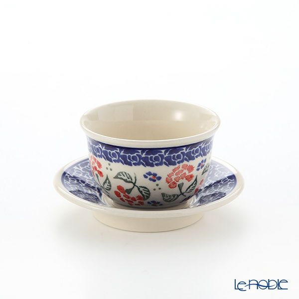 ポーリッシュポタリー（ポーランド陶器） ボレスワヴィエツ ジャパニーズティーカップ＆ソーサー 110ml 716／2014／963【ル・ノーブルオリジナル企画商品】