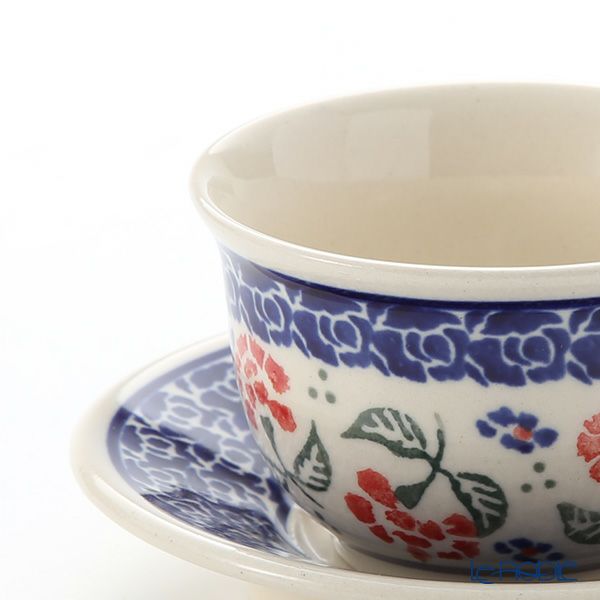 ポーリッシュポタリー（ポーランド陶器） ボレスワヴィエツ ジャパニーズティーカップ＆ソーサー 110ml 716／2014／963【ル・ノーブルオリジナル企画商品】