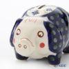ポーリッシュポタリー（ポーランド陶器） ボレスワヴィエツ ピギーバンク（豚の貯金箱） 15.5cm／H9.3cm 1815／297A
