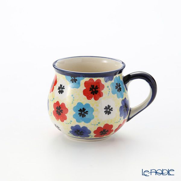 ポーリッシュポタリー（ポーランド陶器） ボレスワヴィエツ マグ 220ml／8cm 1452／DU-220
