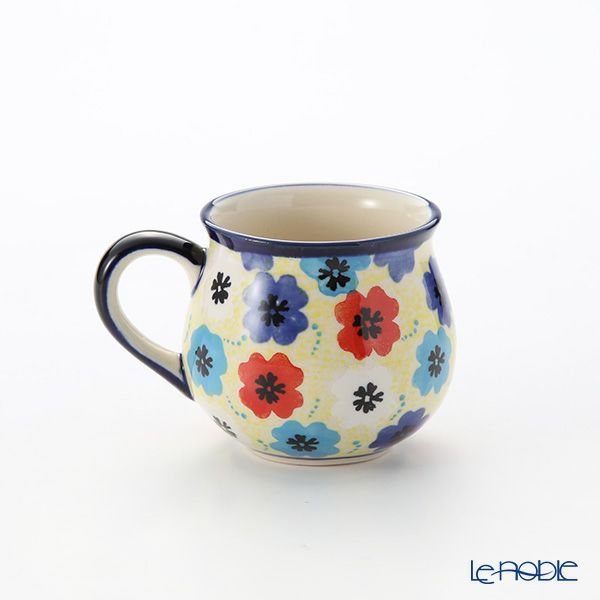 ポーリッシュポタリー（ポーランド陶器） ボレスワヴィエツ マグ 220ml／8cm 1452／DU-220