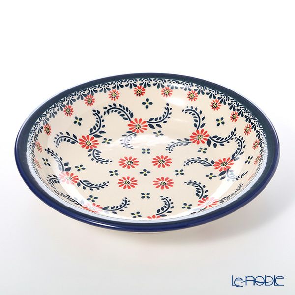 ポーリッシュポタリー（ポーランド陶器） ボレスワヴィエツ スーププレート 22cm 1002／A-1072A