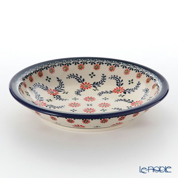 ポーリッシュポタリー（ポーランド陶器） ボレスワヴィエツ スーププレート 22cm 1002／A-1072A
