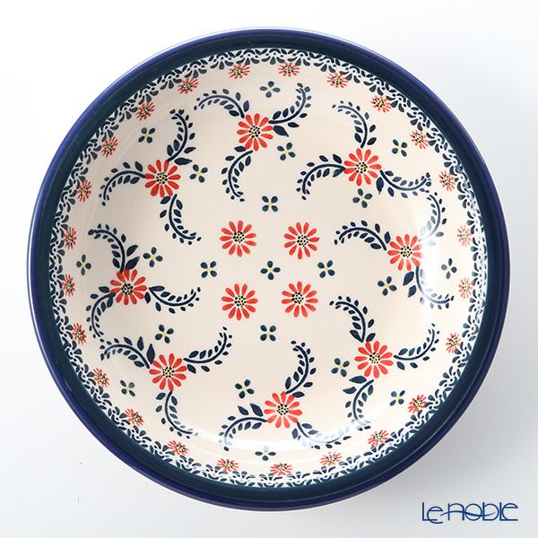 ポーリッシュポタリー（ポーランド陶器） ボレスワヴィエツ スーププレート 22cm 1002／A-1072A