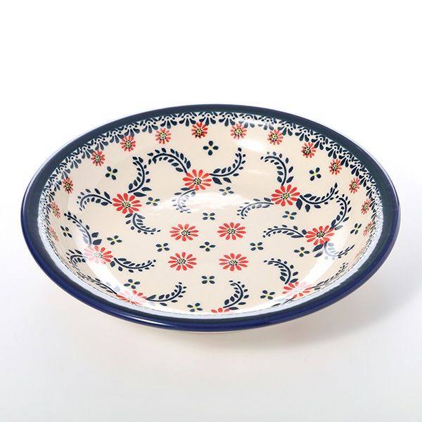 ポーリッシュポタリー（ポーランド陶器） ボレスワヴィエツ スーププレート 22cm 1002／A-1072A