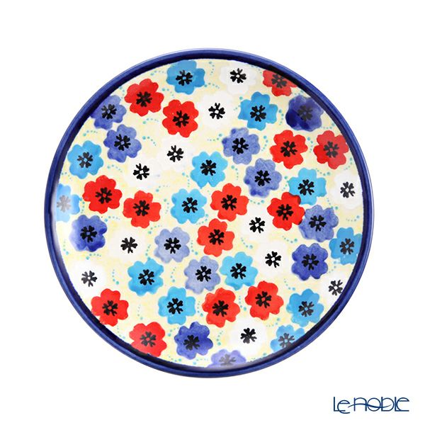 ポーリッシュポタリー（ポーランド陶器） ボレスワヴィエツ プレート 19.5cm 814／DU-220