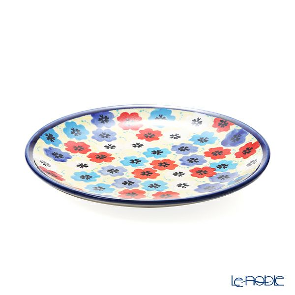 ポーリッシュポタリー（ポーランド陶器） ボレスワヴィエツ プレート 19.5cm 814／DU-220