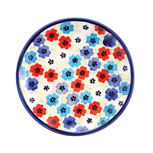 ポーリッシュポタリー（ポーランド陶器） ボレスワヴィエツ プレート 19.5cm 814／DU-220