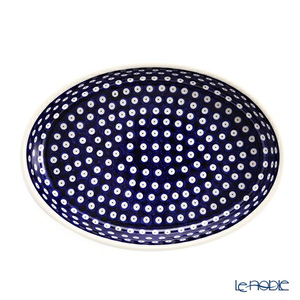 ポーリッシュポタリー（ポーランド陶器） ボレスワヴィエツ ディッシュ 22×31cm 350A／D-42