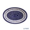 ポーリッシュポタリー（ポーランド陶器） ボレスワヴィエツ ディッシュ／楕円皿／オーバルボウル 19×27.5cm 349A／A-166A