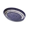 ポーリッシュポタリー（ポーランド陶器） ボレスワヴィエツ ディッシュ／楕円皿／オーバルボウル 19×27.5cm 349A／A-166A