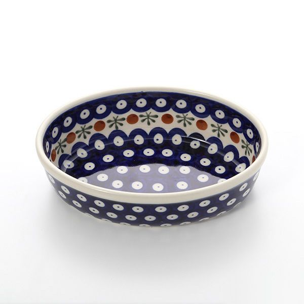 ポーリッシュポタリー（ポーランド陶器） ボレスワヴィエツ 楕円型ディッシュ 16.4cm／H4.5cm 1894A／D-41