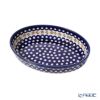 ポーリッシュポタリー（ポーランド陶器） ボレスワヴィエツ ディッシュ／楕円皿／オーバルボウル 19×27.5cm 349A／A-167A