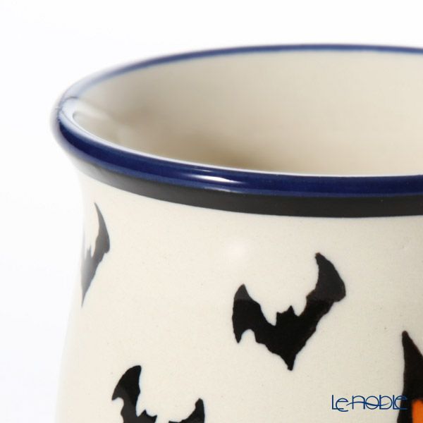 ポーリッシュポタリー（ポーランド陶器） ボレスワヴィエツ マグカップ 250ml／8.6cm パンプキン ハロウィン 1599／DU-OK124