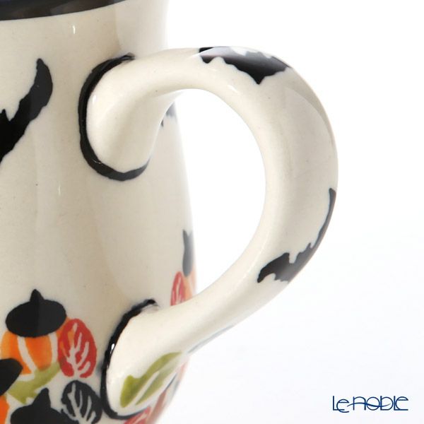 ポーリッシュポタリー（ポーランド陶器） ボレスワヴィエツ マグカップ 250ml／8.6cm パンプキン ハロウィン 1599／DU-OK124