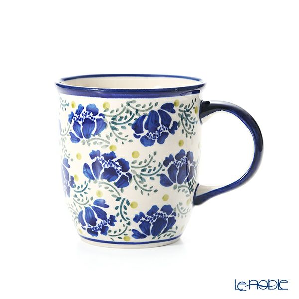 ポーリッシュポタリー（ポーランド陶器） ボレスワヴィエツ マグカップ 350ml／9.7cm 1105／DU-228