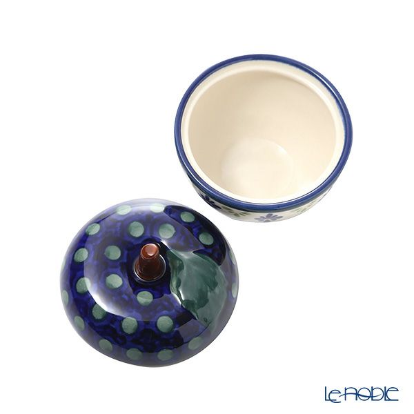ポーリッシュポタリー（ポーランド陶器） ボレスワヴィエツ キャニスター（リンゴ） 9.2cm／100ml 1899／297A