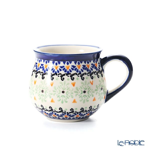 ポーリッシュポタリー（ポーランド陶器） ボレスワヴィエツ マグカップ 220ml／8cm 1452／A-1155A