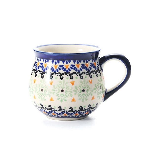 ポーリッシュポタリー（ポーランド陶器） ボレスワヴィエツ マグカップ 220ml／8cm 1452／A-1155A