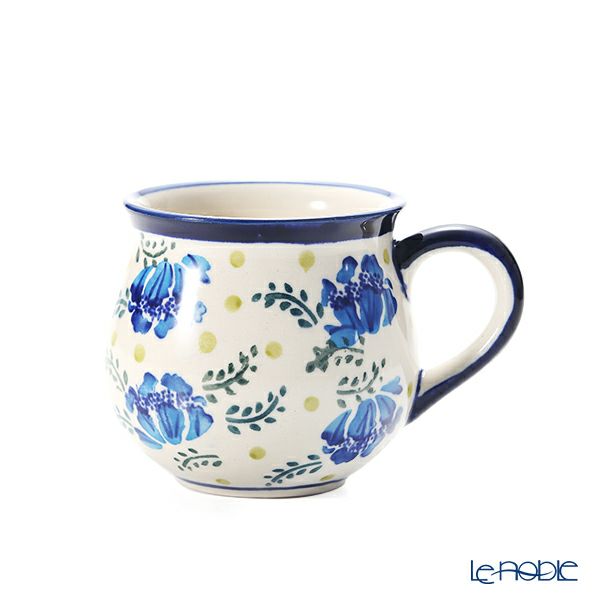 ポーリッシュポタリー（ポーランド陶器） ボレスワヴィエツ マグカップ 220ml／8cm 1452／DU-228