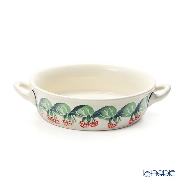 ポーリッシュポタリー（ポーランド陶器） ボレスワヴィエツ グラタン皿 18.8cm／H4.6cm 1454／D-1170