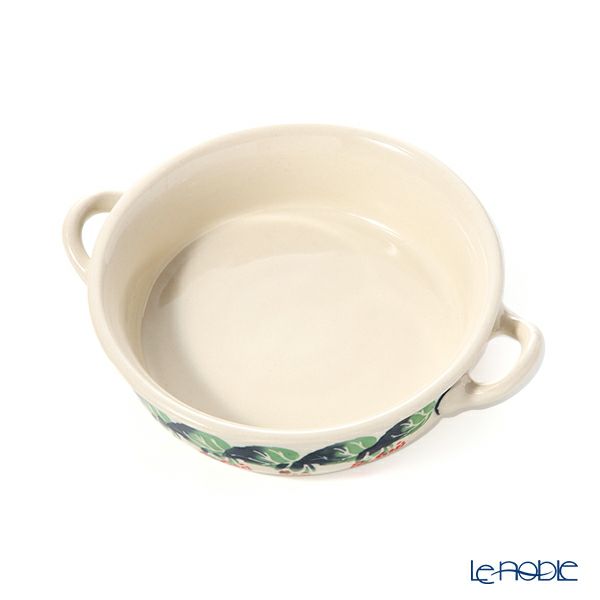 ポーリッシュポタリー（ポーランド陶器） ボレスワヴィエツ グラタン皿 18.8cm／H4.6cm 1454／D-1170