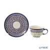 ポーリッシュポタリー（ポーランド陶器） ボレスワヴィエツ ティーカップ＆ソーサー 220ml／16cm 775／836／A-1155A