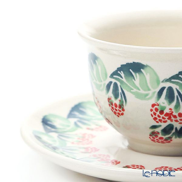 ポーリッシュポタリー（ポーランド陶器） ボレスワヴィエツ ティーカップ＆ソーサー 220ml／16cm 775／836／D-1170