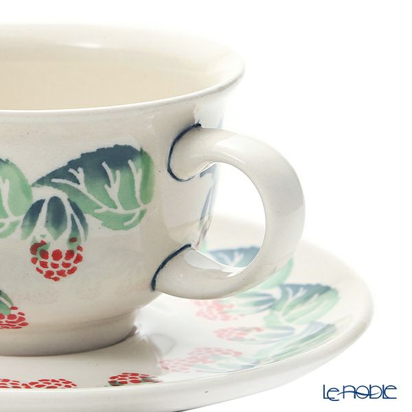 ポーリッシュポタリー（ポーランド陶器） ボレスワヴィエツ ティーカップ＆ソーサー 220ml／16cm 775／836／D-1170