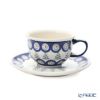 ポーリッシュポタリー（ポーランド陶器） ボレスワヴィエツ ティーカップ＆ソーサー 220ml／16cm XMAS／クリスマス（もみの木）775／836／D-312