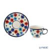 ポーリッシュポタリー（ポーランド陶器） ボレスワヴィエツ ティーカップ＆ソーサー 220ml／16cm 775／836／DU-220