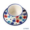 ポーリッシュポタリー（ポーランド陶器） ボレスワヴィエツ ティーカップ＆ソーサー 220ml／16cm 775／836／DU-220
