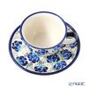 ポーリッシュポタリー（ポーランド陶器） ボレスワヴィエツ ティーカップ＆ソーサー 220ml／16cm 775／836／DU-228