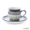 ポーリッシュポタリー（ポーランド陶器） ボレスワヴィエツ コーヒーカップ＆ソーサー 160ml／14.2cm 913／710／A-1155A