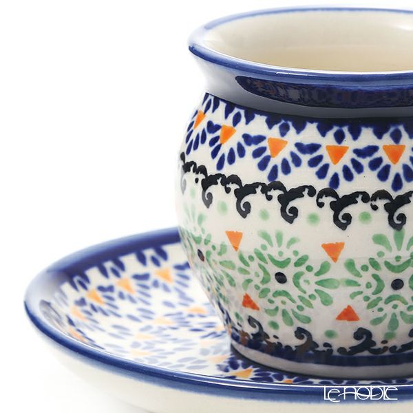 ポーリッシュポタリー（ポーランド陶器） ボレスワヴィエツ コーヒーカップ＆ソーサー 160ml／14.2cm 913／710／A-1155A
