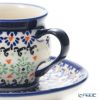 ポーリッシュポタリー（ポーランド陶器） ボレスワヴィエツ コーヒーカップ＆ソーサー 160ml／14.2cm 913／710／A-1155A