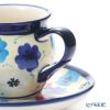 ポーリッシュポタリー（ポーランド陶器） ボレスワヴィエツ コーヒーカップ＆ソーサー 160ml／14.2cm 913／710／DU-220