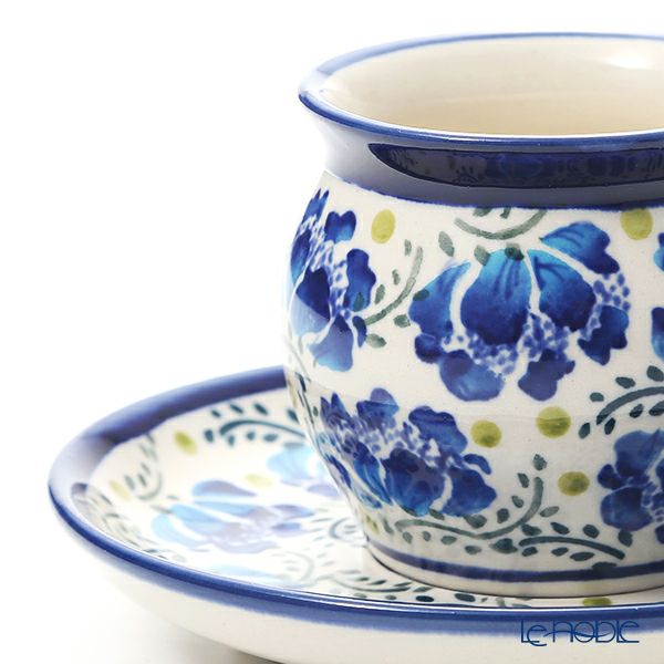 ポーリッシュポタリー（ポーランド陶器） ボレスワヴィエツ コーヒーカップ＆ソーサー 160ml／14.2cm 913／710／DU-228