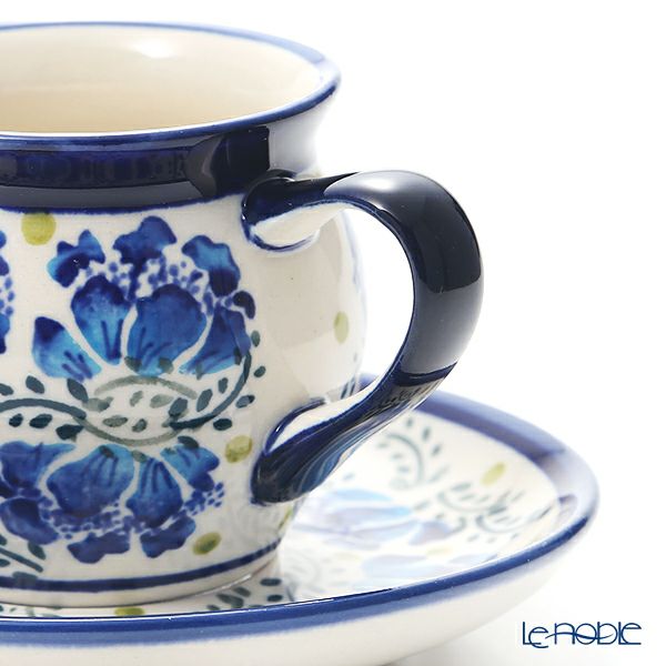 ポーリッシュポタリー（ポーランド陶器） ボレスワヴィエツ コーヒーカップ＆ソーサー 160ml／14.2cm 913／710／DU-228