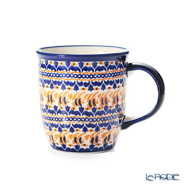 ポーリッシュポタリー（ポーランド陶器） ボレスワヴィエツ マグカップ 350ml／9.7cm 1105／DU-225