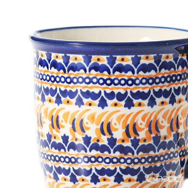 ポーリッシュポタリー（ポーランド陶器） ボレスワヴィエツ マグカップ 350ml／9.7cm 1105／DU-225